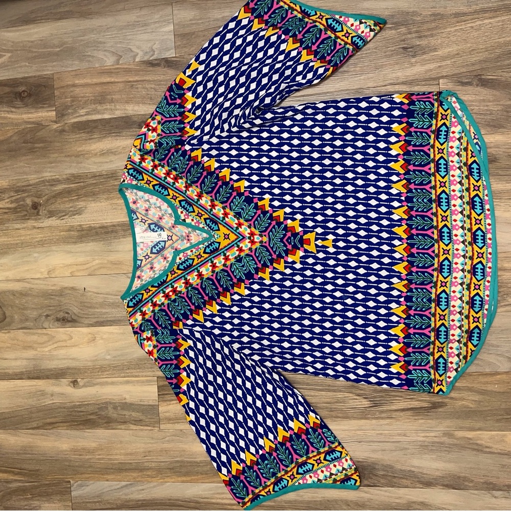 Pink Owl's vibrant multicolor blouse